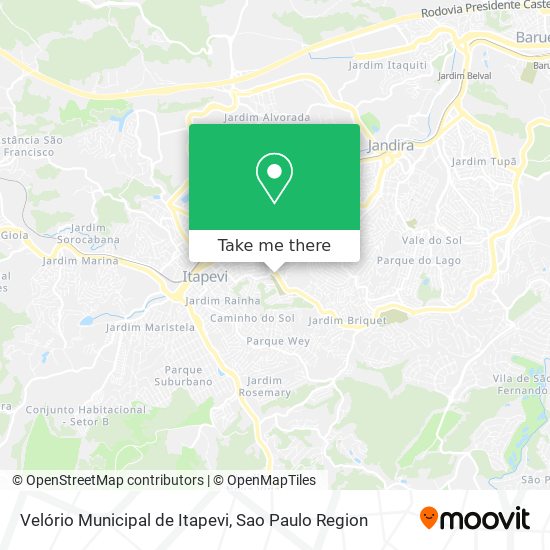 Velório Municipal de Itapevi map