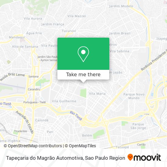 Tapeçaria do Magrão Automotiva map