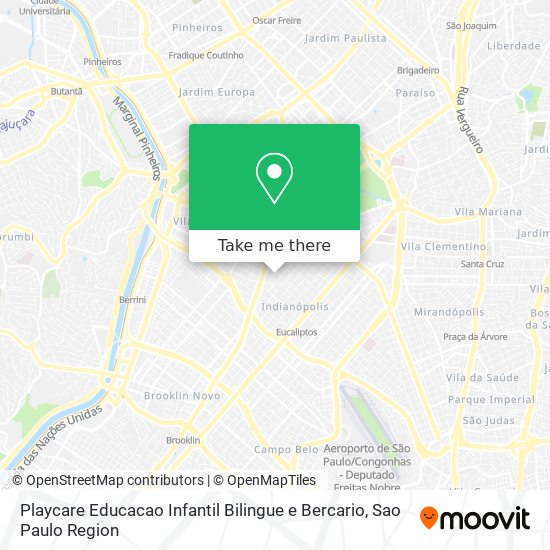 Playcare Educacao Infantil Bilingue e Bercario map