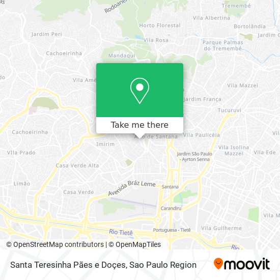 Santa Teresinha Pães e Doçes map