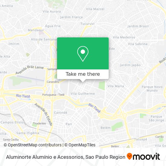 Aluminorte Alumínio e Acessorios map