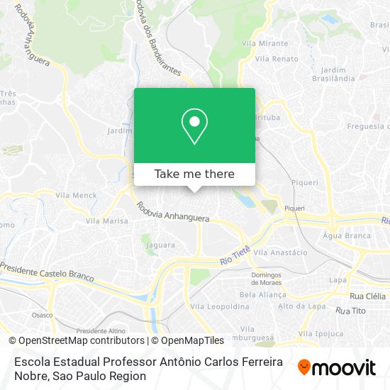 Escola Estadual Professor Antônio Carlos Ferreira Nobre map