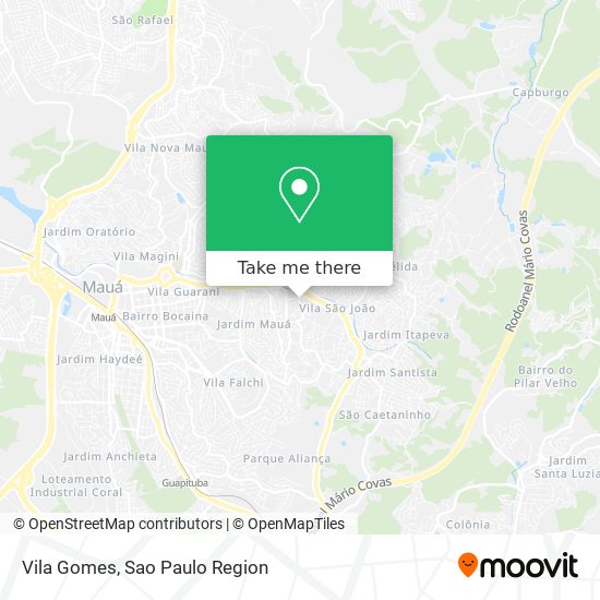 Vila Gomes map