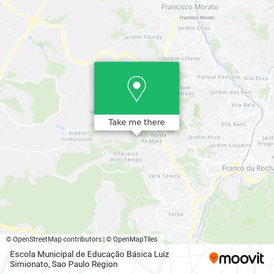 Escola Municipal de Educação Básica Luiz Simionato map