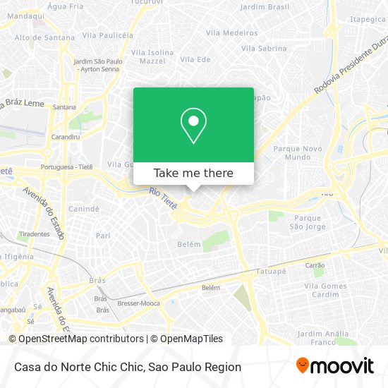 Casa do Norte Chic Chic map
