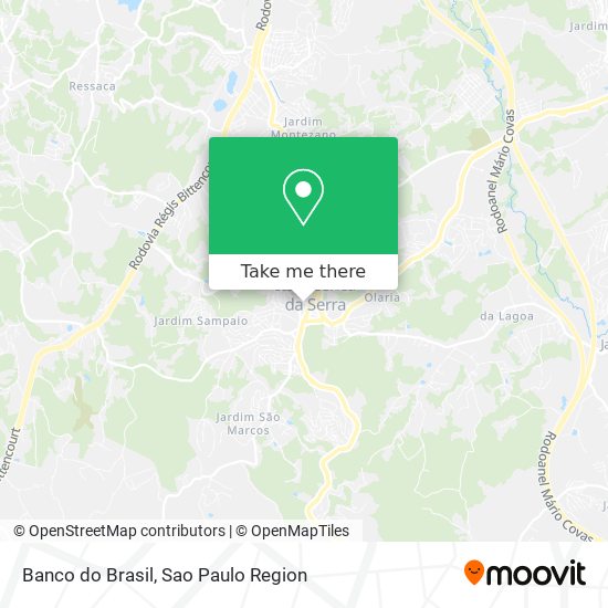 Banco do Brasil map