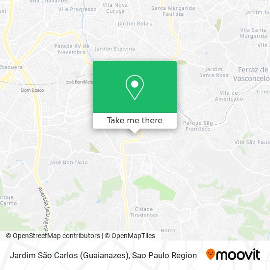 Jardim São Carlos (Guaianazes) map