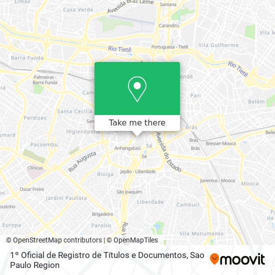 1º Oficial de Registro de Títulos e Documentos map