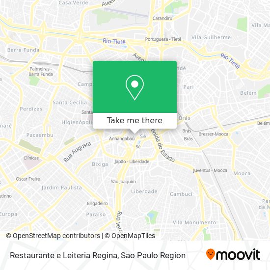 Restaurante e Leiteria Regina map