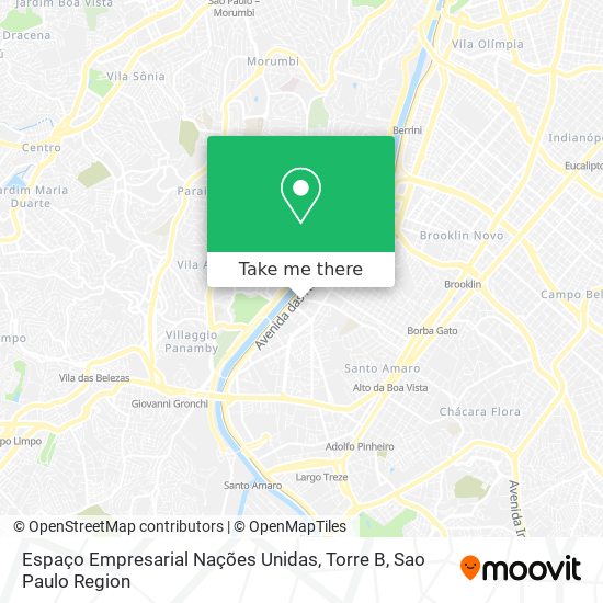 Espaço Empresarial Nações Unidas, Torre B map
