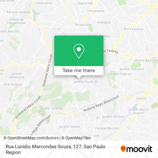 Rua Lucídio Marcondes Souza, 127 map