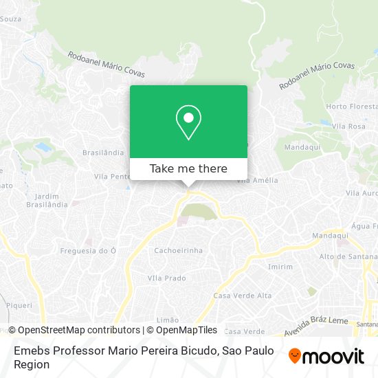 Emebs Professor Mario Pereira Bicudo map