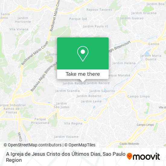 A Igreja de Jesus Cristo dos Últimos Dias map