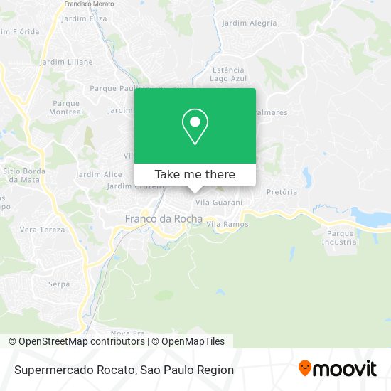 Mapa Supermercado Rocato