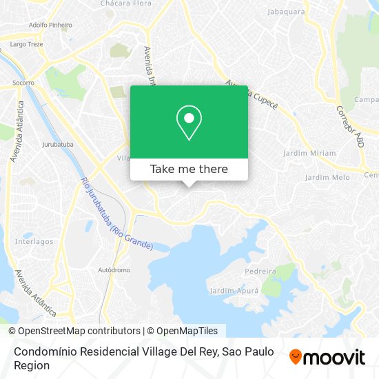 Mapa Condomínio Residencial Village Del Rey
