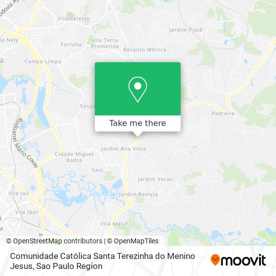 Comunidade Católica Santa Terezinha do Menino Jesus map