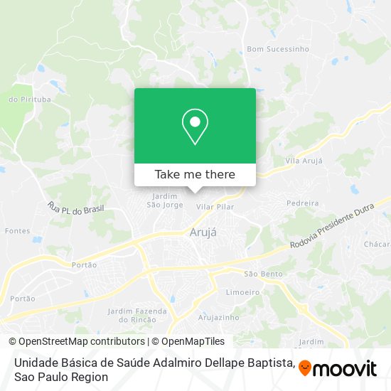 Unidade Básica de Saúde Adalmiro Dellape Baptista map