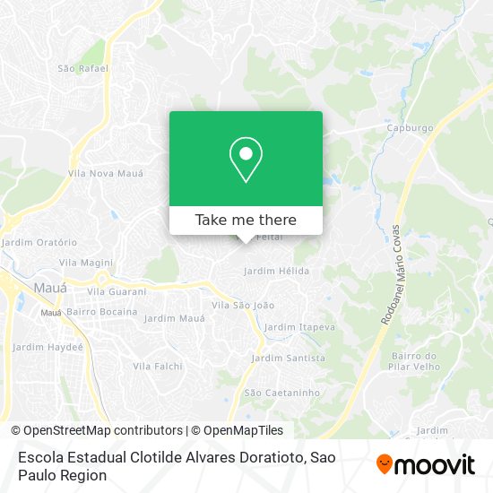 Mapa Escola Estadual Clotilde Alvares Doratioto