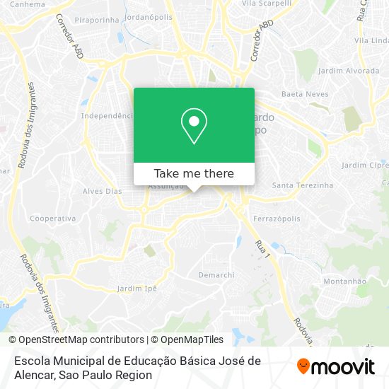 Escola Municipal de Educação Básica José de Alencar map