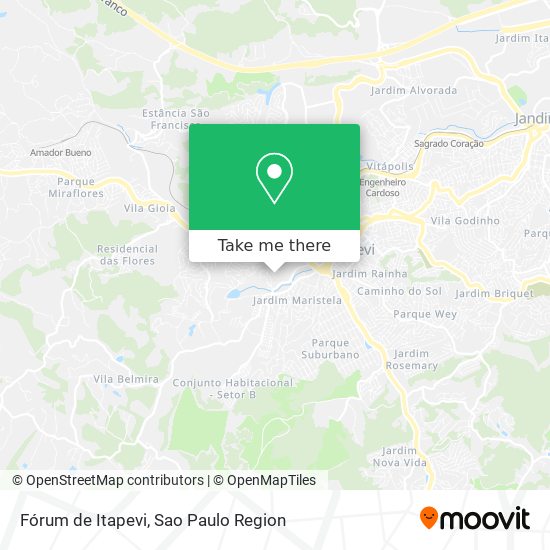 Fórum de Itapevi map