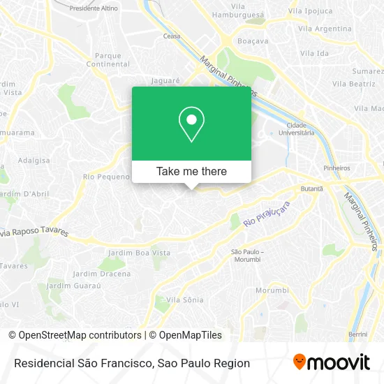 Residencial São Francisco map