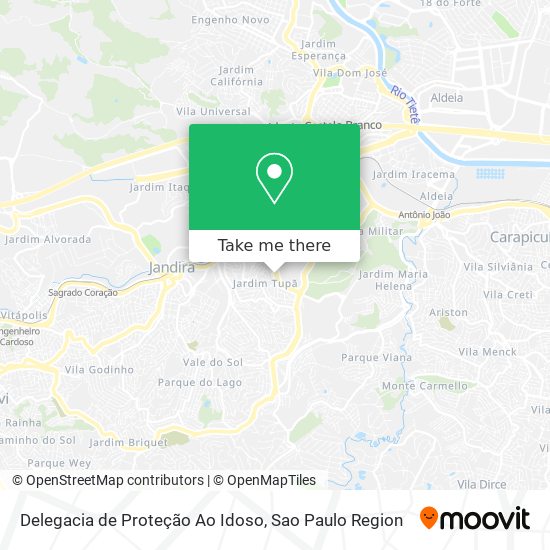 Delegacia de Proteção Ao  Idoso map