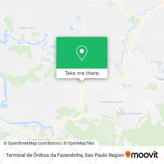 Terminal de Ônibus da Fazendinha map