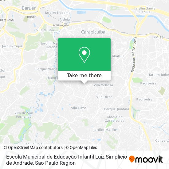 Escola Municipal de Educação Infantil Luiz Simplício de Andrade map