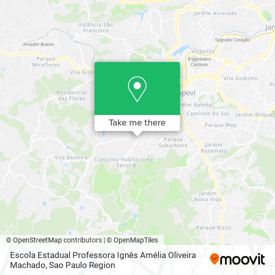 Escola Estadual Professora Ignês Amélia Oliveira Machado map