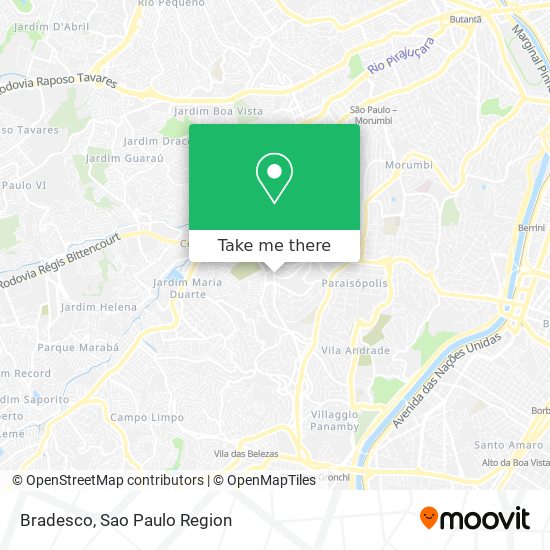 Bradesco map