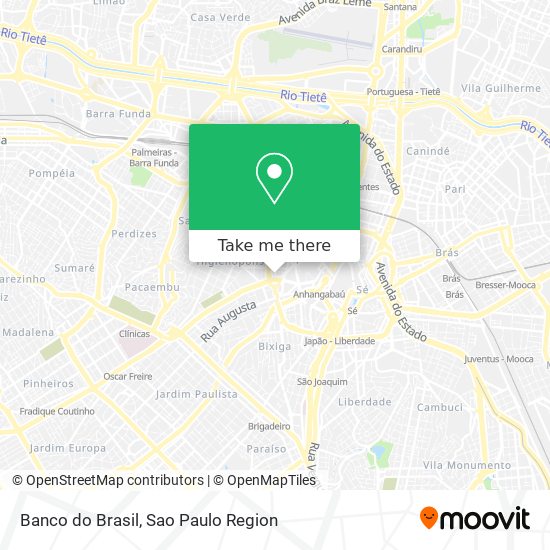 Banco do Brasil map