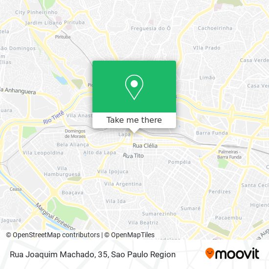 Rua Joaquim Machado, 35 map