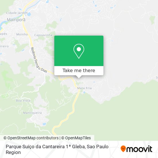 Parque Suíço da Cantareira 1ª Gleba map