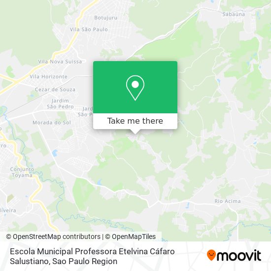 Escola Municipal Professora Etelvina Cáfaro Salustiano map