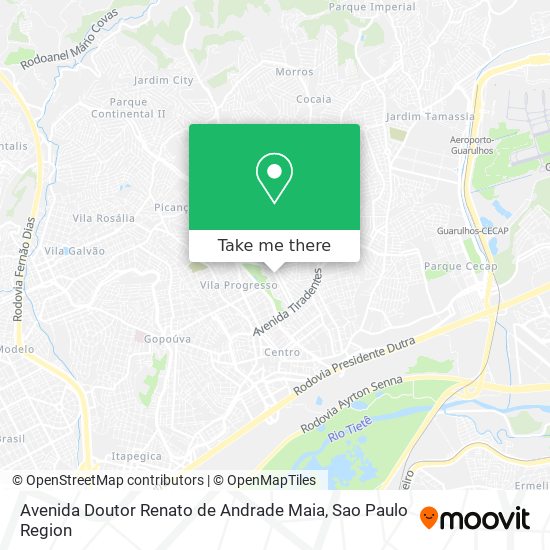 Avenida Doutor Renato de Andrade Maia map