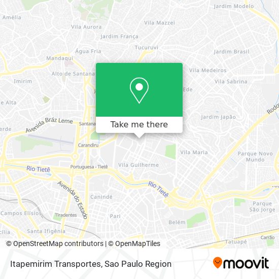 Itapemirim Transportes map