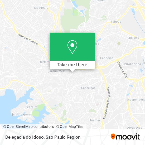 Mapa Delegacia do Idoso