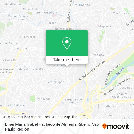 Emei Maria Isabel Pacheco de Almeida Ribeiro map