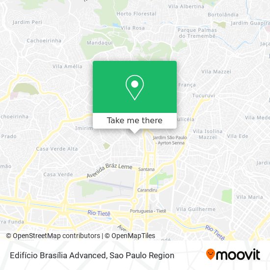 Edifício Brasília Advanced map