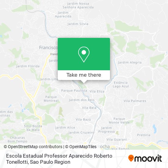 Escola Estadual Professor Aparecido Roberto Tonellotti map