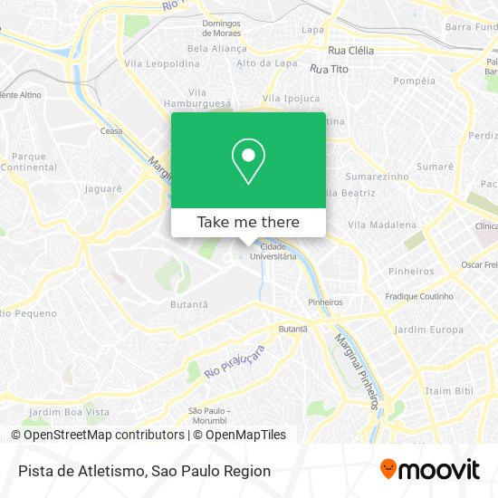 Pista de Atletismo map