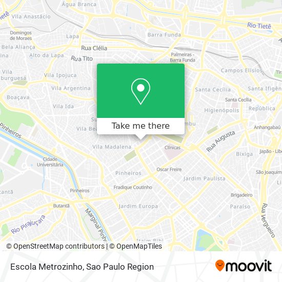 Escola Metrozinho map