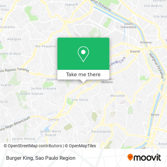 Mapa Burger King