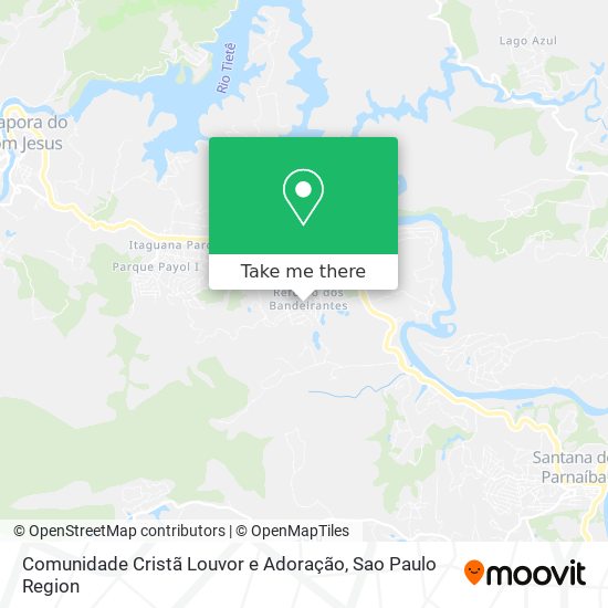 Comunidade Cristã Louvor e Adoração map