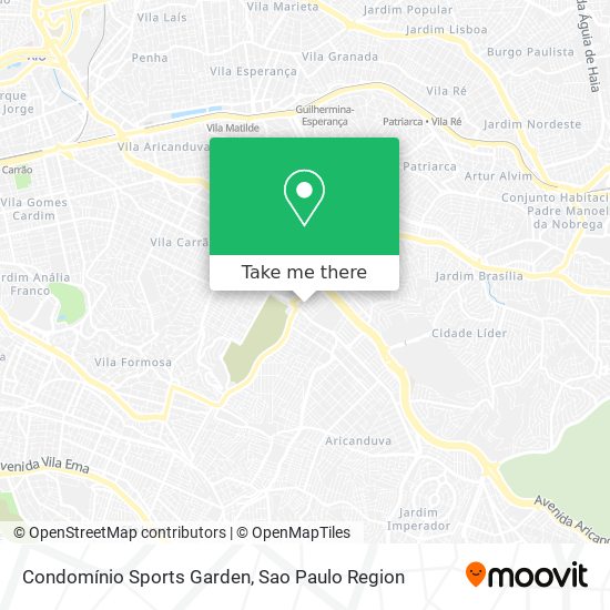 Mapa Condomínio Sports Garden