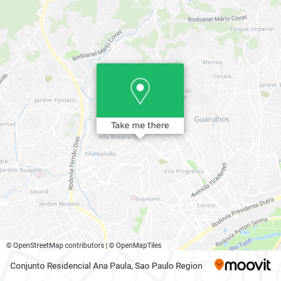 Mapa Conjunto Residencial Ana Paula