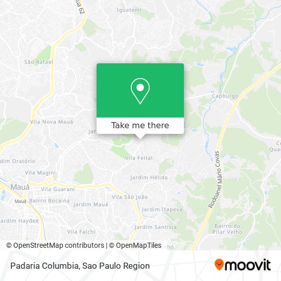 Padaria Columbia map