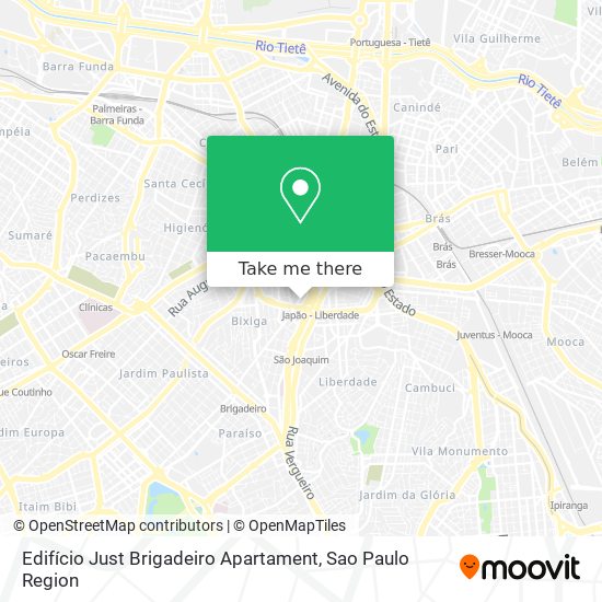 Edifício Just Brigadeiro Apartament map