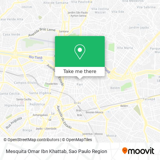 Mesquita Omar Ibn Khattab map
