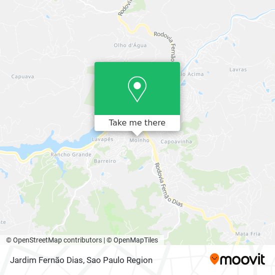 Jardim Fernão Dias map